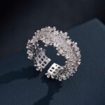 Shiny Zirconium Ring