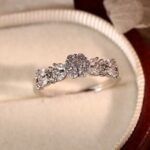 Flower Ring with Diamond - Image 4