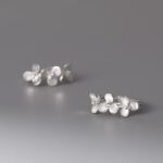 Pure Sterling Silver Fairy Flower Earring - Image 2