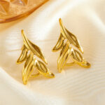 Golden Leaf Earring