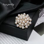 Round Pearl Brooch - Image 3