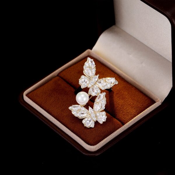 Two Butterfly Brooch