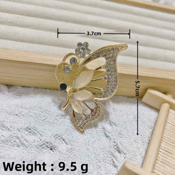 Butterfly-Shaped Brooch