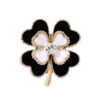 Double Clover-Shaped Brooch
