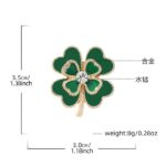 Double Clover-Shaped Brooch - Image 4