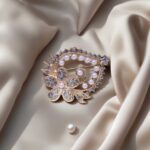 Rose and Pearl Brooch - Image 3
