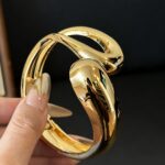 Irregular Mirror Bracelet Made of Eco-Friendly Metal - Image 3