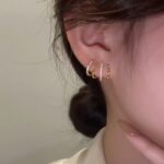 Small Four-Phase Hoop Earrings - Image 2