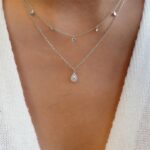 Double Pearl Necklace with Pendant
