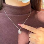 Silver Necklace with Little Horse Pendant - Image 2