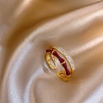 Zirconia Ring with Red Stones - Image 3