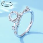 Silver-Plated Pearl Ring