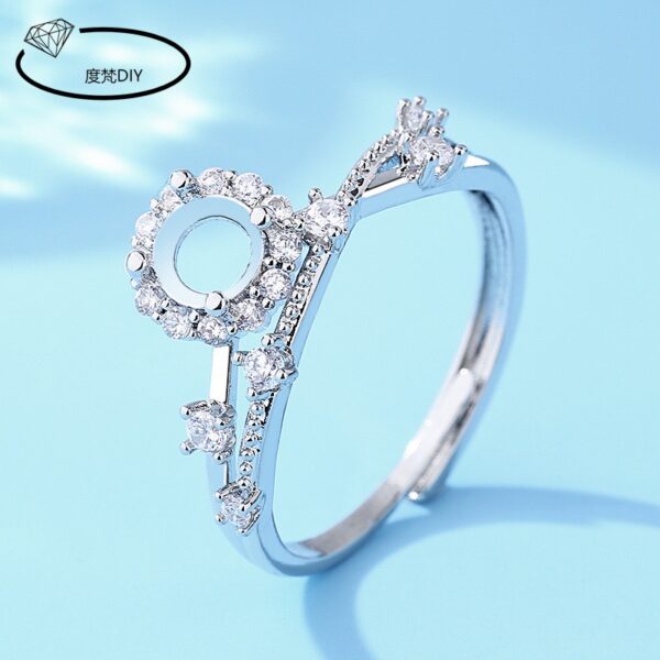 Silver-Plated Pearl Ring