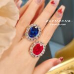 Exaggerated Ruby Corundum Ring - Image 4