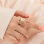 Elegant and Modern Open Flower Ring