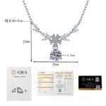 Sterling Silver Moissanite Necklace - Image 3