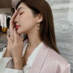 Retro French Earrings with Heart Claspzs - Image 3