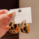Earrings in Various Leopard Print Shapes - Image 4