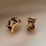 Earrings in Various Leopard Print Shapes - Image 3