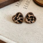 Leopard Heart-Shaped Earring - Image 3