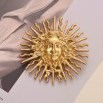 Sun Goddess-Shaped Brooch
