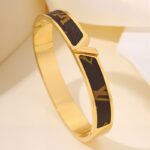 Louis Vuitton Golden Bracelet in Various Shapes - Image 5