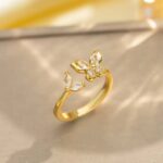 Butterfly Ring and Pearls