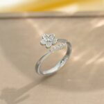 Flower and Pearl Ring