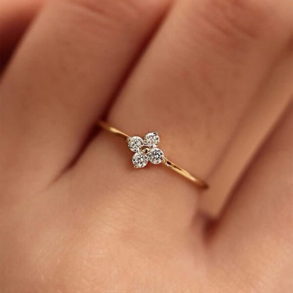 Micro-Pavemented Zirconia Ring