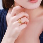 Gold Heart-Shaped Ring - Image 2