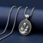 Necklace with Saint Mary Pendant - Image 3