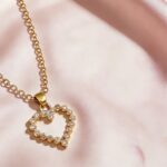 Necklace and Earrings with Heart Pendant - Image 2